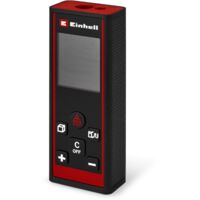 Einhell Télémètre Laser TC-LD 60 R (portée Max. 60 m, Modes de Mesure Distances, Surfaces, volumes, Pythagore, repérage, Mesure Continue, écran LCD, sans Piles)