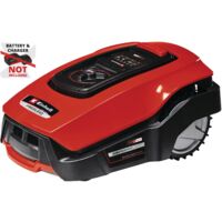 Einhell Robot Tondeuse FREELEXO+ Solo PXC (18V, Surface 450m2, application Bluetooth) Livré avec Kit d'installation. Livré sans Batterie ni Chargeur