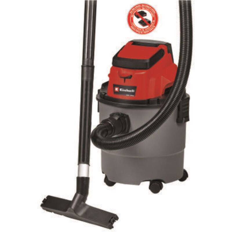 Einhell Aspiratore solidi e liquidi a batteria TE-VC 18/10 Li-Solo