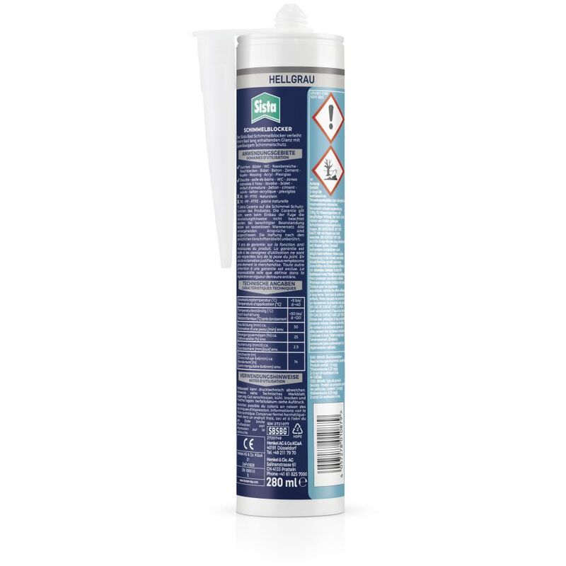 Pattex Silicone Antimuffa Bagni e Cucine Original 150ml