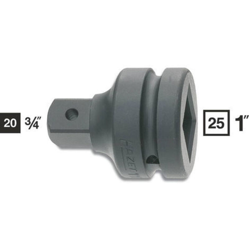 Adaptateur De Réduction Cliquet HAZET 1058-2 - 52,3 Mm - 3/4" Vers 1/2" - Neuf