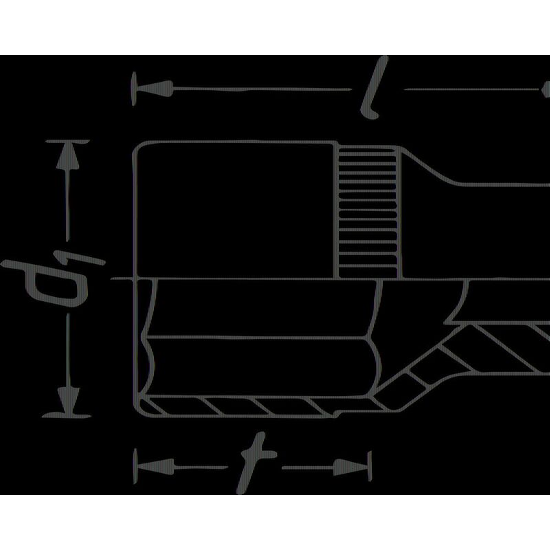 BAHCO - Clés Pour écrou évasé Crowfoot Carré Conducteur 1/2" - 1.1/4
