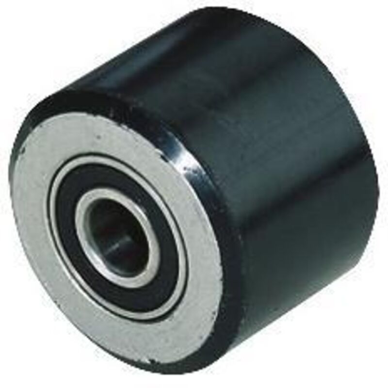 Roulette Polyuréthane Transpalette 82x100mm - Alésage 20mm Longueur 106mm