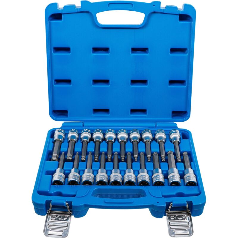 Douille BGS Technic Jeu De Douilles à Embouts Pour Torx Plus - 6,3mm (1/4) - Avec Perçage T10/T50 - 9 Pcs - 2165