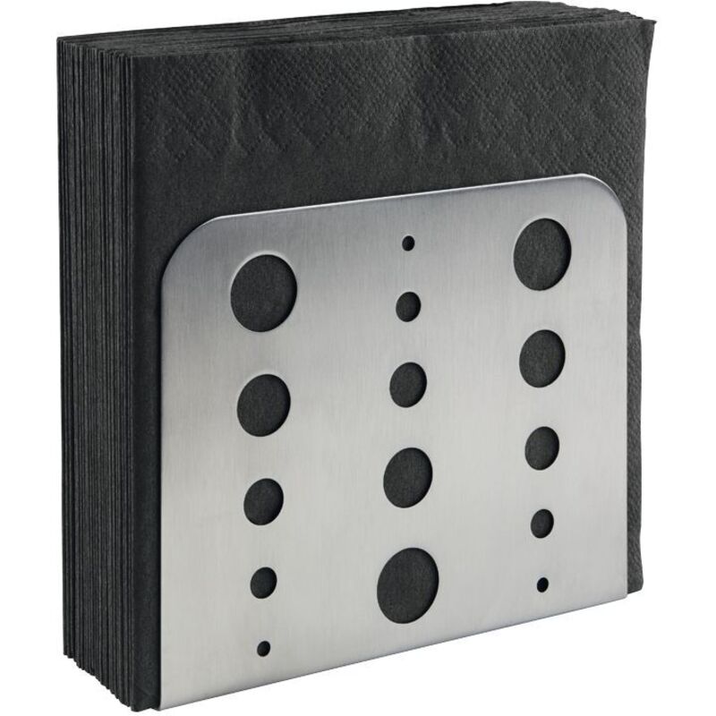 Serviettenhalter Aus Edelstahl – Modern, Chrom, 12,5 X 9 Cm, Für Haushalt & Gastronomie