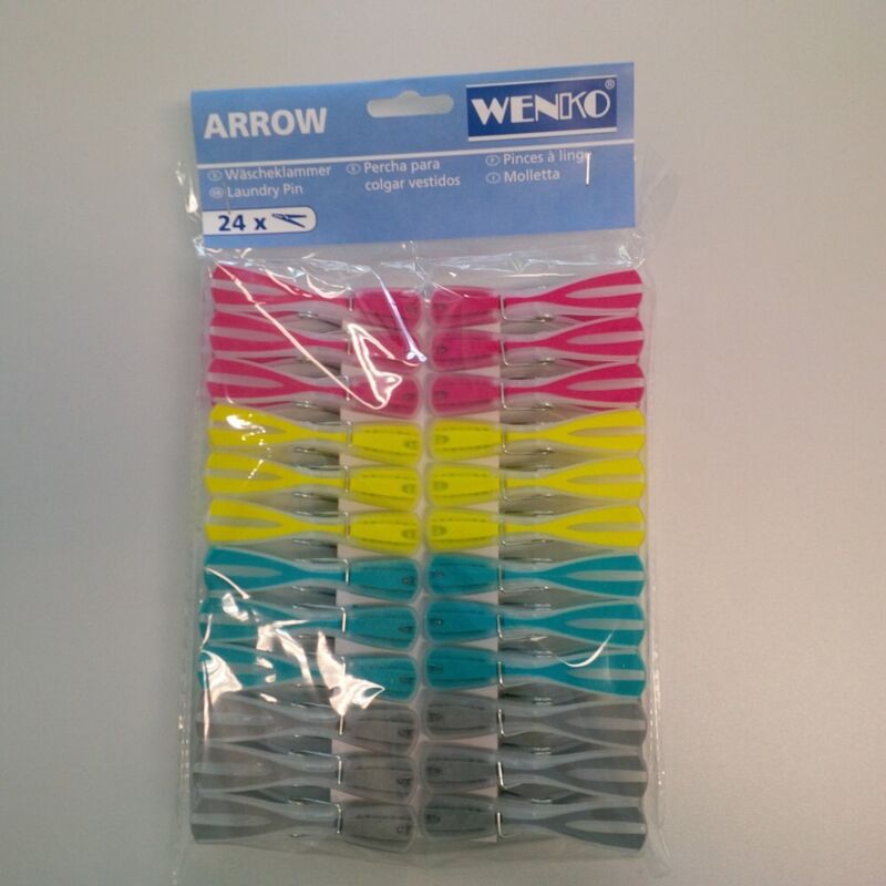 Lot De 36 Pinces à Linge En Plastique Colorées - Ressort Métallique - Forte Adhérence - Pour Linge Délicat Ou épais - 2