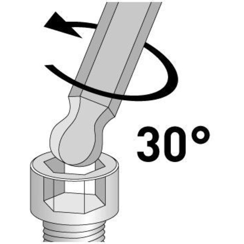 Kraftwerk Clé à Douille T-Handle Tournevis 4 Mm VDE
