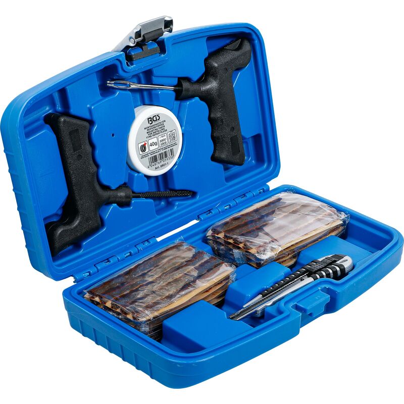 Boulder Tools Kit Compact de Réparation de Pneu avec Pochette de