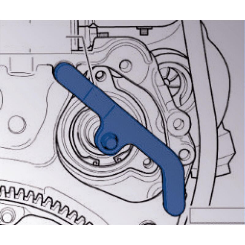 Brilliant Tools BT526007 - Clé De Démontage Pour Poulie De Pompe à Eau VAG (neuf)