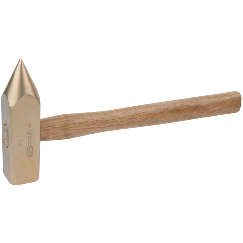 KS Tools - Marteau à piquer les soudures BRONZEplus manche hickory