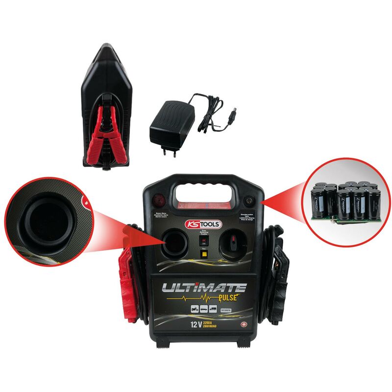 Booster à batterie KS TOOLS Ultimate Boost - 12V - 2500A - 550.1810