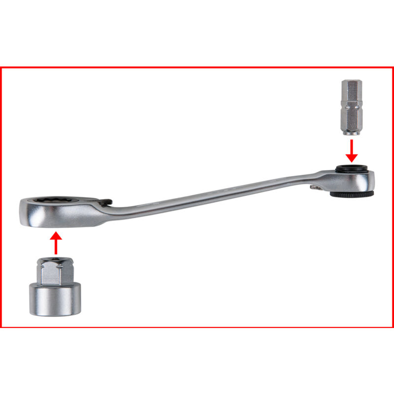 Douille Hexagonale KS Tools 917.1445 - 1/4", 3 Mm, 6 Pans, Profil Flank Traction, Chrome Vanadium