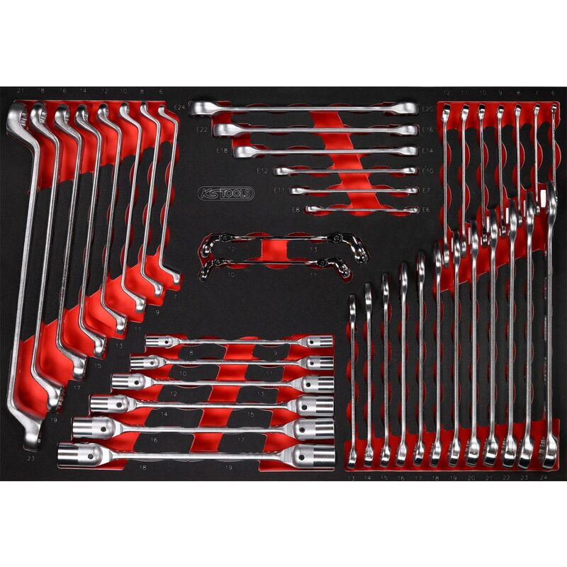 KS TOOLS SCS CHROMEplus 1/2 Module de douilles, 40 pcs, modules