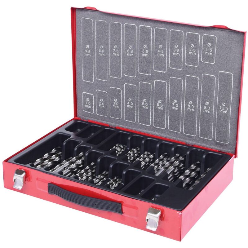 Coffret De 170 Forets à Métaux HSS Rectifiés Tivoly - Diamètres 1 à 10mm (V170 | 11451070024)