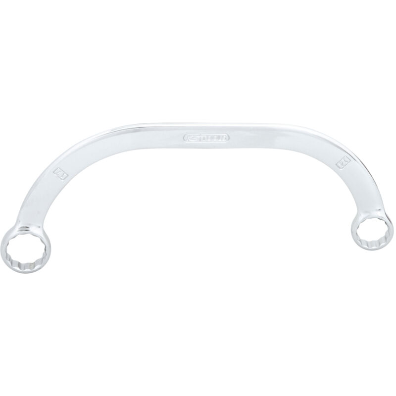 KS Tools 518.0852 Clé Polygonale Demi-Lune 10x12mm Chrome Plus - Chrome Vanadium