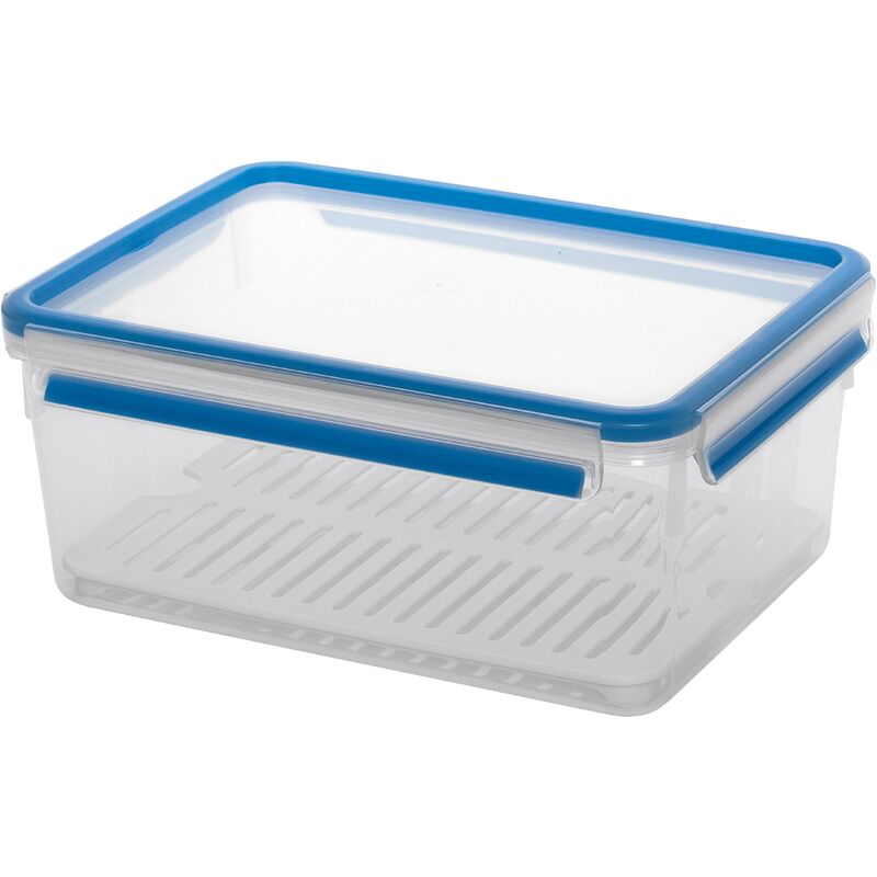 Emsa Boite alimentaire clip & close avec plateau égouttoir, 3700ml