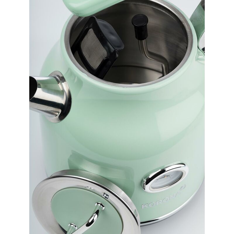 Bestron Bouilloire électrique design avec arrêt automatique, Royal Mint,  1,7 L, 2200 W, Vert menthe : : Cuisine et Maison