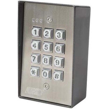 Clavier 2 relais encastré INOX et touches métalliques| ACIE Sécurité Clavier 2 relais encastré INOX et touches métalliques| ACIE Sécurité