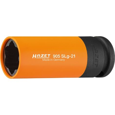 Douille HAZET 905SLG-17 – Entraînement Carré, Profil Hybride Spécial, 17 Mm