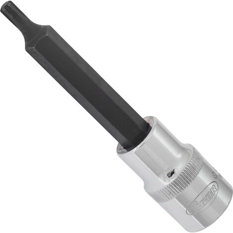 Douille En T Longue 3/8" E14 - ViGOR V7014-14 - Pour Vis à Profil E - 63 Mm