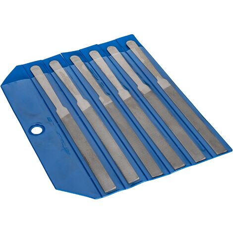 Max-Power COX977035 – Lot De 6 Limes Assorties (demi-ronde, Triangulaire, Ronde…) Manches Bois