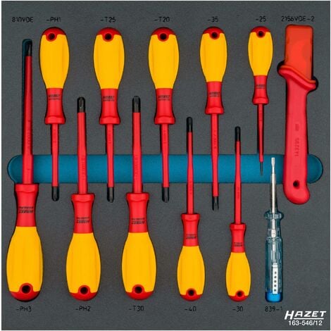 Jeu de 6 tournevis cruciformes et plats Expert by FACOM - E160902