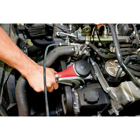BGS 1054 Clé à Sangle Pour Filtres à Huile - 50-130 Mm, Bande Tissu Robuste Antidérapante