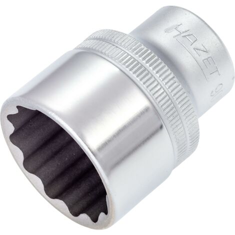 Hazet - Douille Carrée Creuse 6,3 Mm (1/4") - Profil Traction 6 Pans Extérieurs, Taille 7/32, Longueur 25 Mm - 10