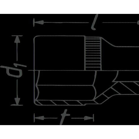 Douille 880LG-E8 ∙ Carré creux 3/8 pouce (10 mm) ∙ Profil TORX® extérieur ∙ Taille E8