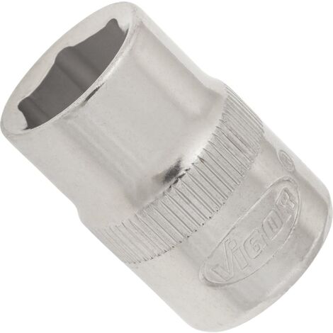 Douille Hazet 850-5.5 - 6.3mm (1/4") - Taille 5.5mm - Chrome - Fabriquée En Allemagne - Pour Cliquet Standard