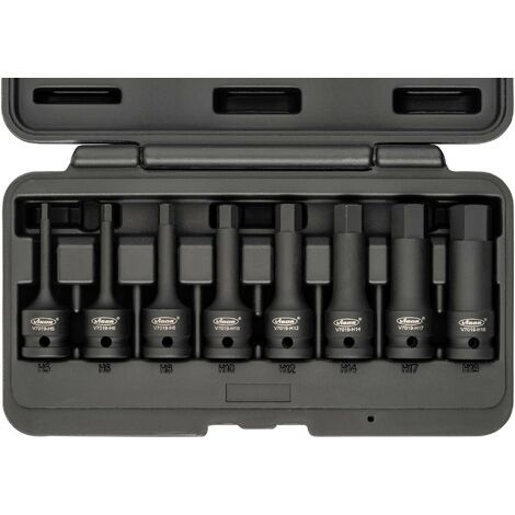 Jeu De Douilles Doubles VIGOR 17 Pièces - 1/2 Pouce Pour Travaux Mécaniques