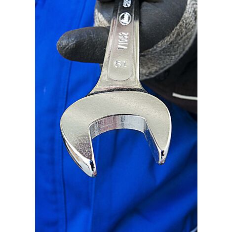 Clé Mixte 30 Mm WEDOWELL – 12 Points, Décalage 15° – Longueur 352 Mm – Acier Chrome Vanadium – Forgée à Main