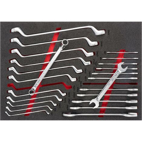 Clé Mixte Beta 42 - 30 X 30 Mm - Plate, Fourche Et œil Coudée - Neuf