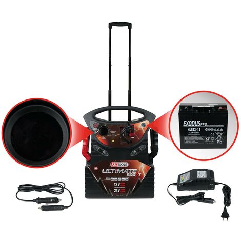 Pompe à air avec batterie externe & adaptateur voiture Ultimate