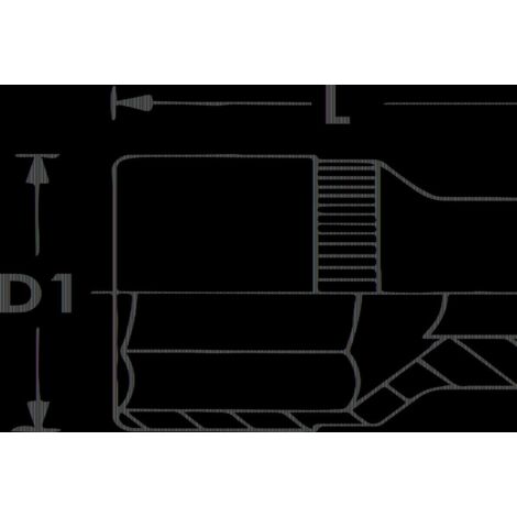 Douille ∙ Longue ∙ V2018N ∙ Carré Creux 3/8 Pouce (10 Mm) ∙ Profil à 6