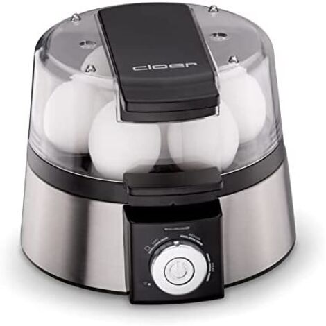 EMERIO EB-123177.1 Cuiseur à oeufs revêtement anti-adhésif, avec verre doseur, sans BPA noir, argent EMERIO EB-123177.1 Cuiseur à oeufs revêtement anti-adhésif, avec verre doseur, sans BPA noir, argent
