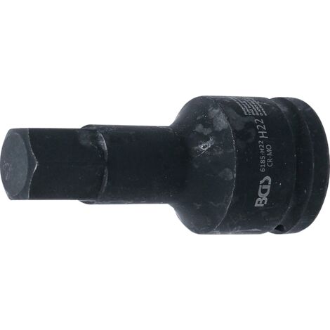 Douille à Embout BGS - 6 Pans Internes, 10mm, Longueur 100/125mm, Chrome-vanadium