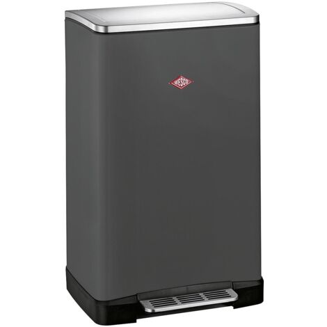 Wesco 38141176 Big Double Boy, Poubelle Automatique de Cuisine, metal