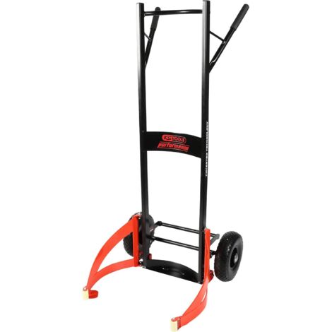 Chariot De Transport Utilia Rouge 200 Kg - Avec Porte-paquet Et Porte-sachet + Cadeau