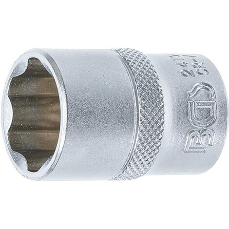 BGS technic Douille pour clé, Super Lock 12,5 mm (1/2) 19 mm