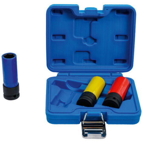 BGS Set Di Bussole Macch.riv.plastica 12,5 Mm (1/2") Profondità 150 Mm 17 / 19 / 21 Mm 3 Pz - Foto 11