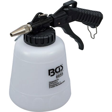 BGS technic Pistolet de sablage au bicarbonate de soude à air comprimé 1 l