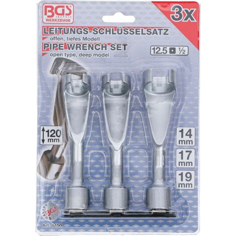 Jeu D'embouts BGS Pour Camion - 20 Mm (3/4") + 25 Mm (1") - 16 Pièces - Neuf