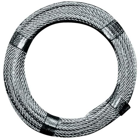 CABLE ACIER 2MM RUPT 200KG 10M