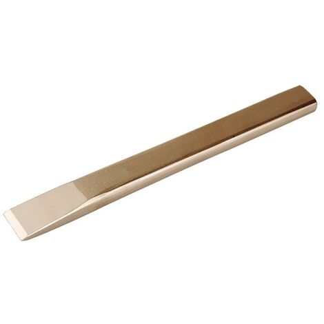 Burin plat longueur 200 mm largeur de lame 25 mm coupe transversale de la tige 25 x 10 mm