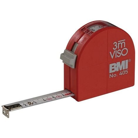BMI Mètre-ruban de poche VISO longueur 3 m largeur 16 mm mm/cm EG II