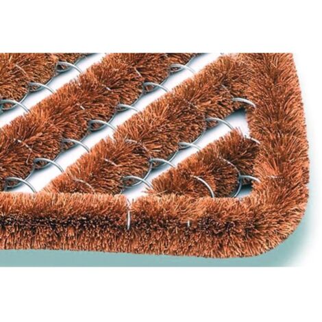 LucaHome Paillasson Artisanal 100% Naturel En Pierre Polie Noire Idéal Pour L'extérieur Et La Décoration