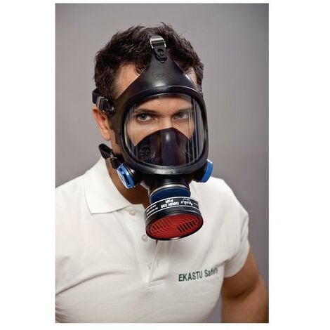 Masque respiratoire à masque à gaz, filtre de traitement anti-buée  militaire, masque anti-poussière d