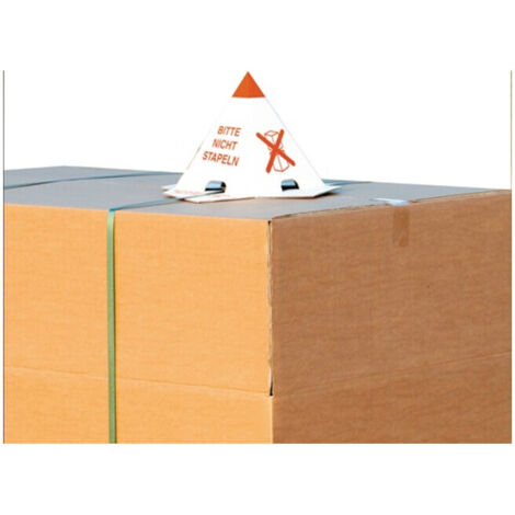 Cône anti-gerbage en carton 1.25 carton ondulé L205xl205xH235 mm arbre ...