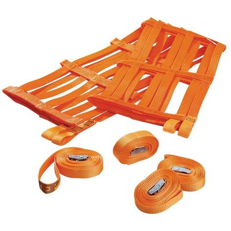 Dolezych Filet d'amarrage du chargement DIN EN 12195-2 DoKEP 350 P longueur 1,025 m largeur 1,025 m